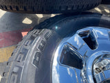 20" Ford F-250 F-350 OEM 10295 25085 10552 chrome Lariat wheels rims tires Texas Truck Tire