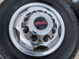 17" Chevy Silverado GMC Sierra 3500 Dually rims wheels OEM 5519 5520 MICHELIN Texas Truck Tire