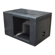 QBOMB12VL SING SQ Single 12" Subwoofer Box For Square Woofer QPower