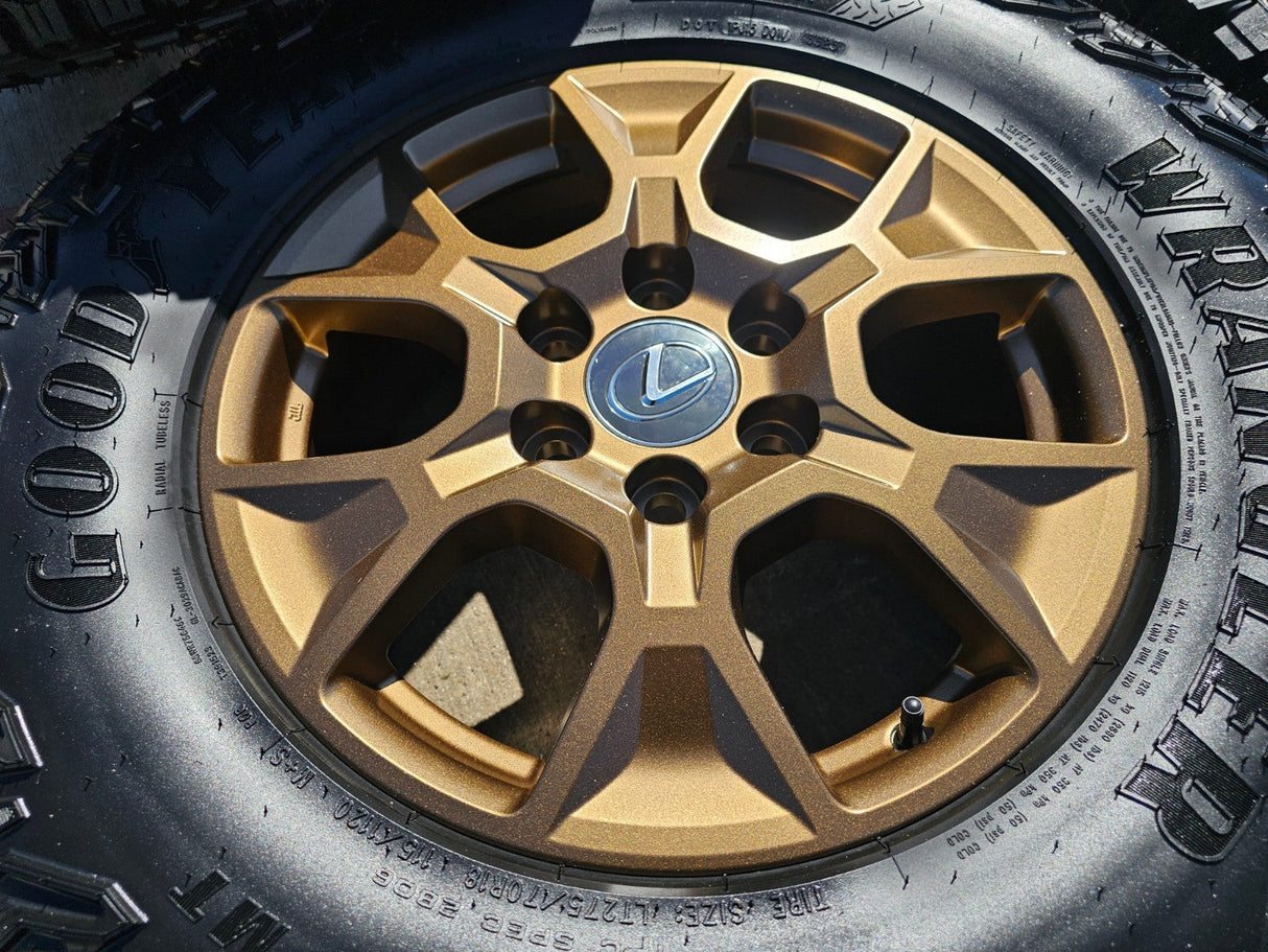 18" Lexus GX550 OEM wheels rims BRONZE Toyota Land Cruiser Tundra Sequoia NEW Texas Truck Tire