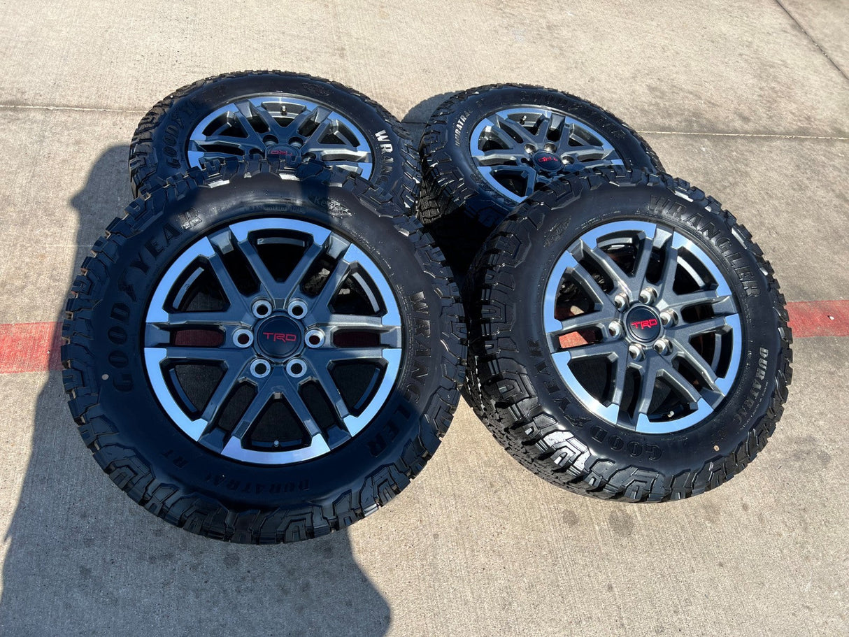 18" Toyota Tacoma 4Runner TRD OEM 10641 wheels rims 2026 NEW DURATRAC A/T Texas Truck Tire