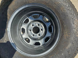17" Ford F-150 OEM rims wheels 3857 tires steel 2020 2021 2022 2023 2024 2025 Texas Truck Tire