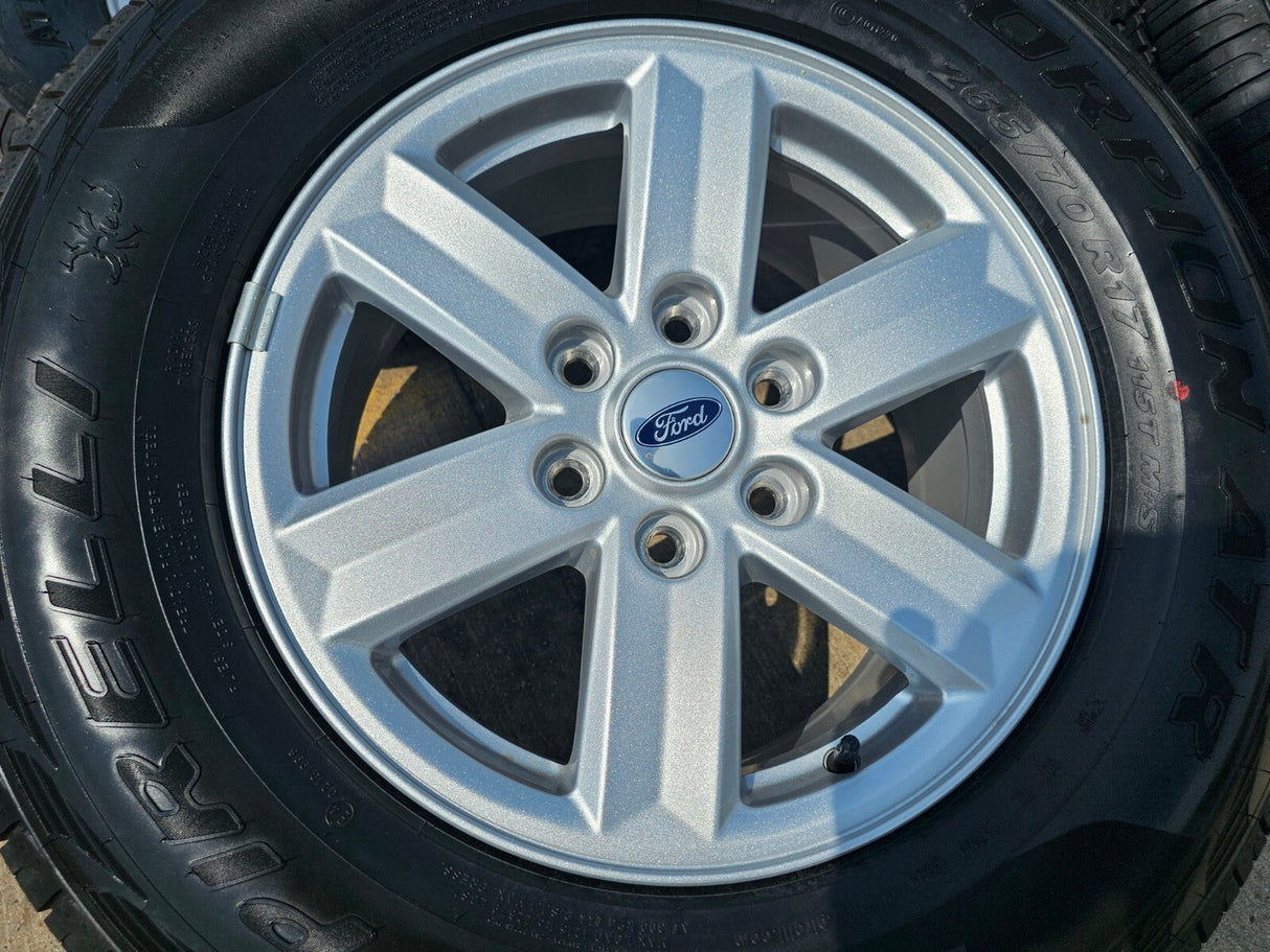 17" Ford F-150 Expedition OEM rims wheels 10339 tires 2024 2025 NEW PIRELLI A/T Texas Truck Tire