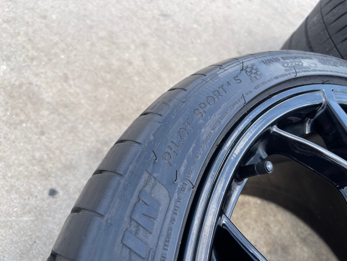 19" + 20" Chevy Corvette Z06 C8 OEM 14011 14012 wheels rims 2021 2023 2024 2025 Texas Truck Tire