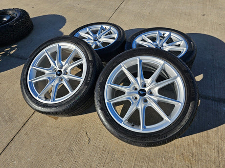 19" Ford Mustang Stealth GT OEM wheels rims 95759 tires 2021 2022 2023 2024 2025 Texas Truck Tire