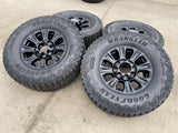 18" Ford F-250 F-350 TREMOR OEM rims wheels 10097 tires GOODYEAR 35" Texas Truck Tire