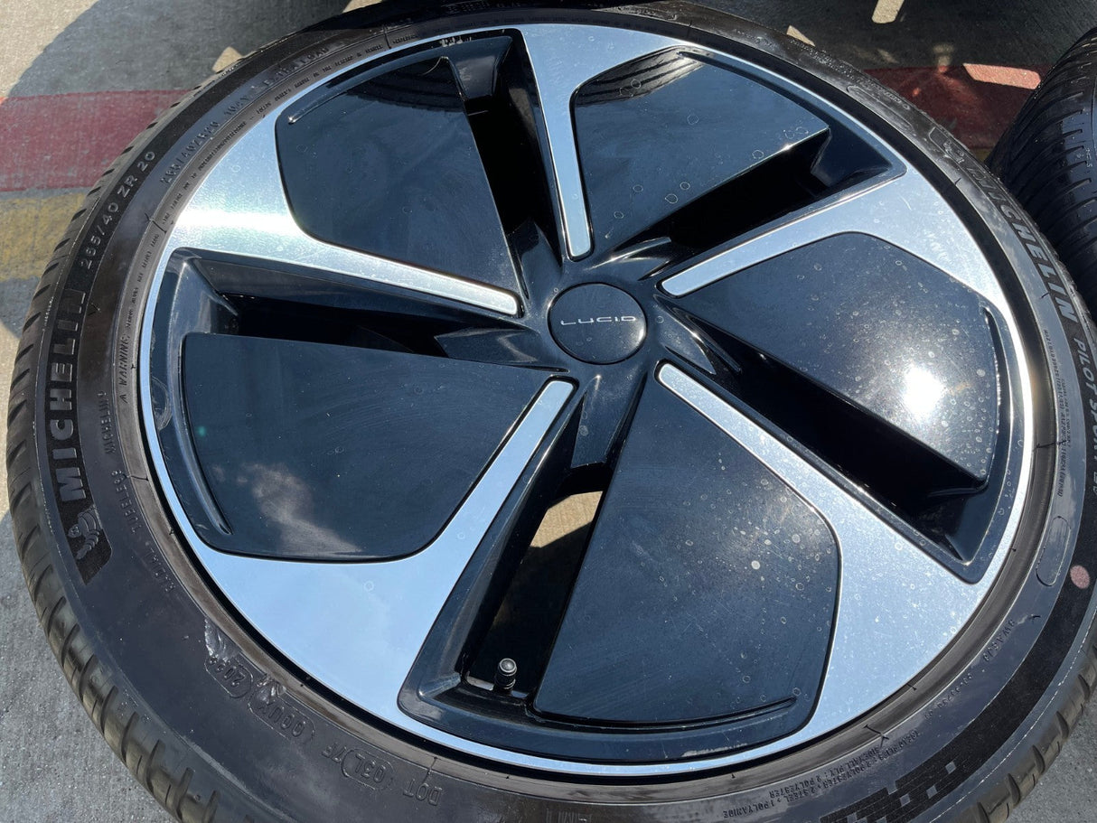 20" Lucid Air OEM Grand Touring 95709 95710 wheels rims 2022 2023 2024 2025 2026 Texas Truck Tire
