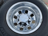 18" GMC Sierra 3500 DENALI Dually rims wheels OEM 8x210 2025 2026 MICHELIN Texas Truck Tire