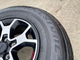 17" Jeep Wrangler Rubicon OEM 9218 wheels rims Gladiator BRIDGESTONE A/T NEW Texas Truck Tire