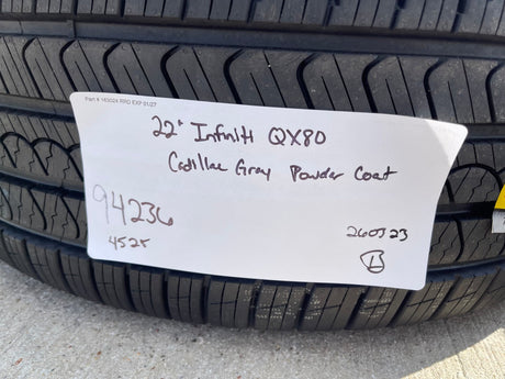 22" Infiniti QX80 QX56 Nissan Titan Armada OEM 94236 wheels rims PIRELLI NEW Texas Truck Tire