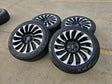 22" Lincoln Navigator OEM rims wheels 10499 95383 Black Label 2023 2024 2025 Texas Truck Tire