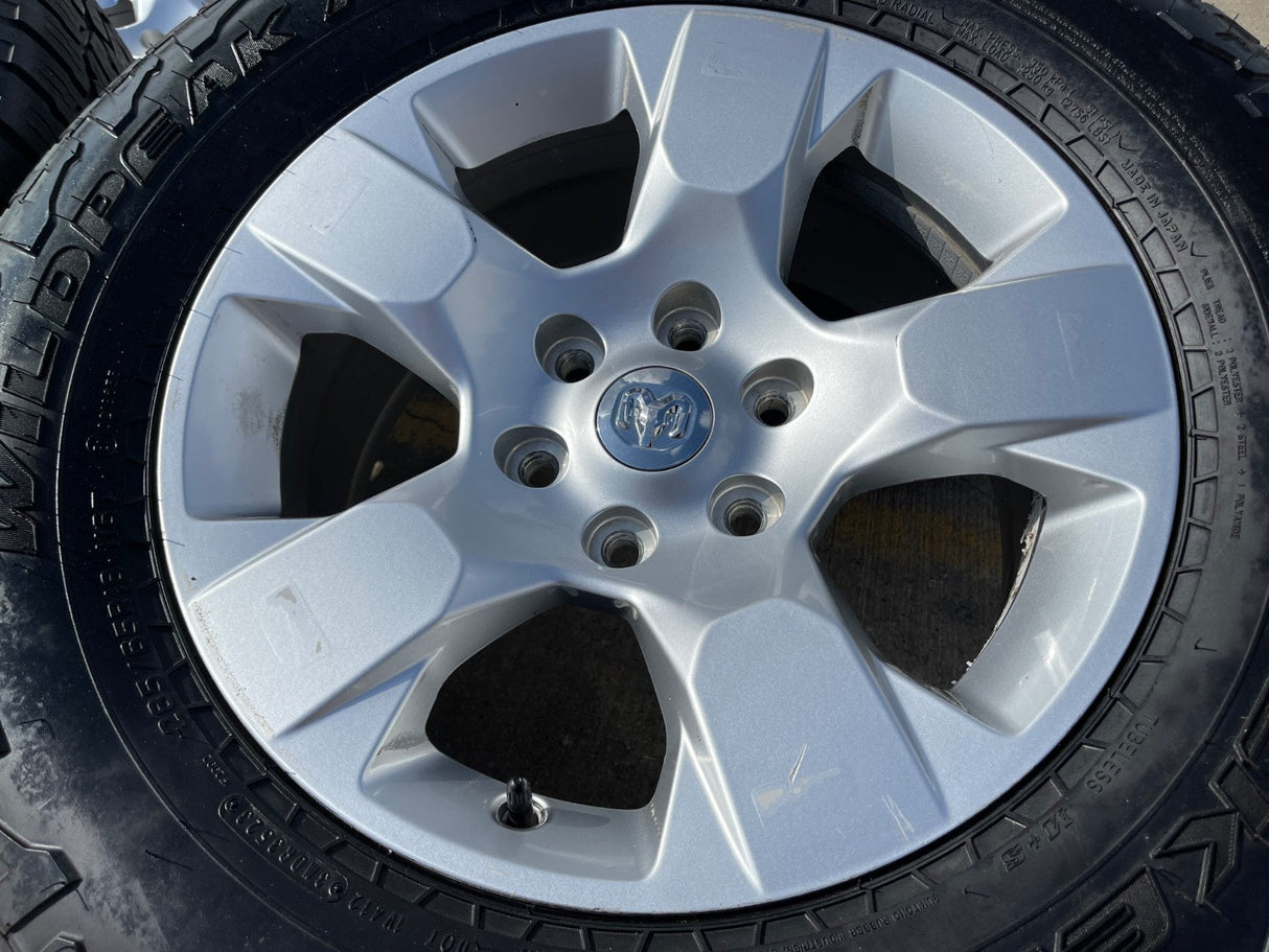 18" Ram 1500 OEM CHROME 2669 wheels rims 2021 2022 2023 2024 2025 2026 FALKEN Texas Truck Tire