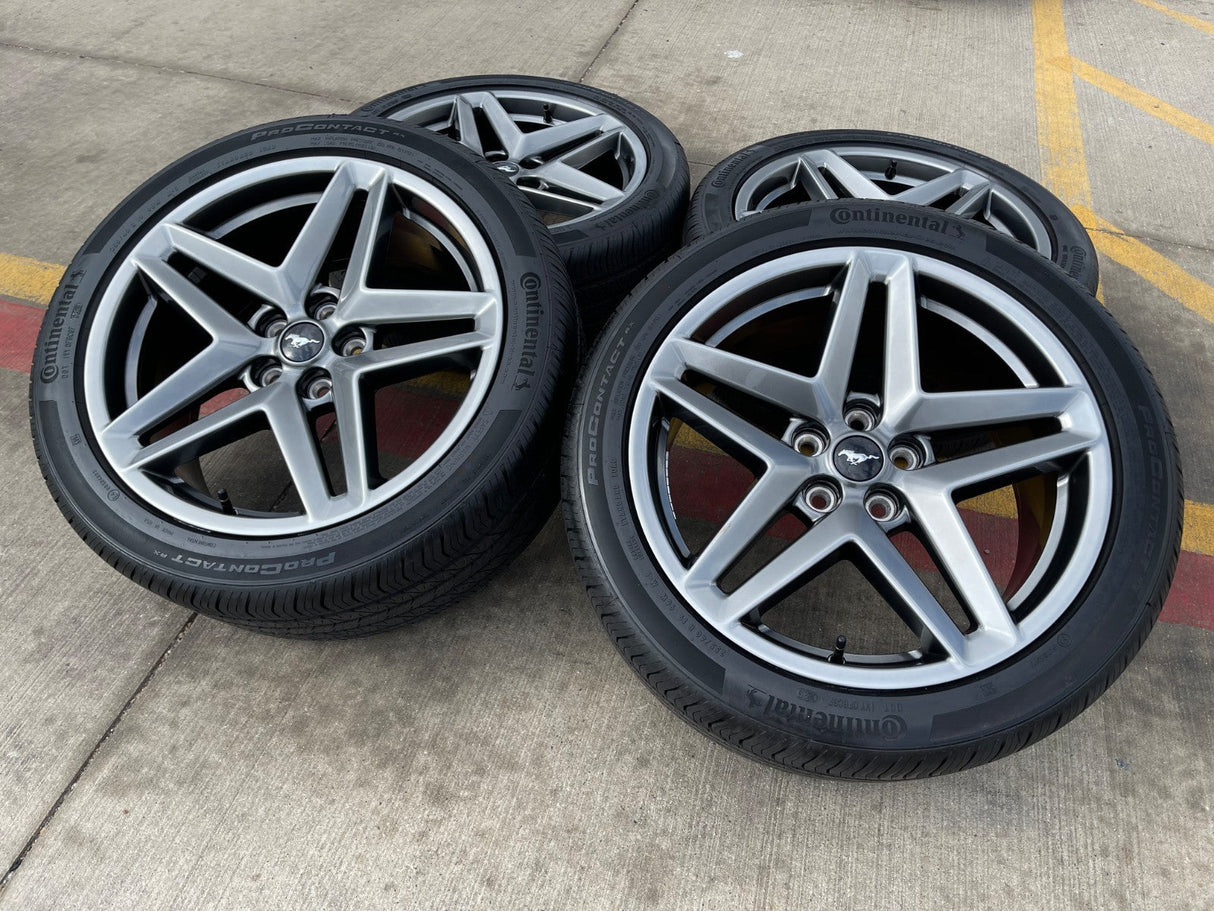 19" Ford Mustang Stealth GT OEM 10595 wheels rims 2024 2025 2026 2027 NEW Texas Truck Tire