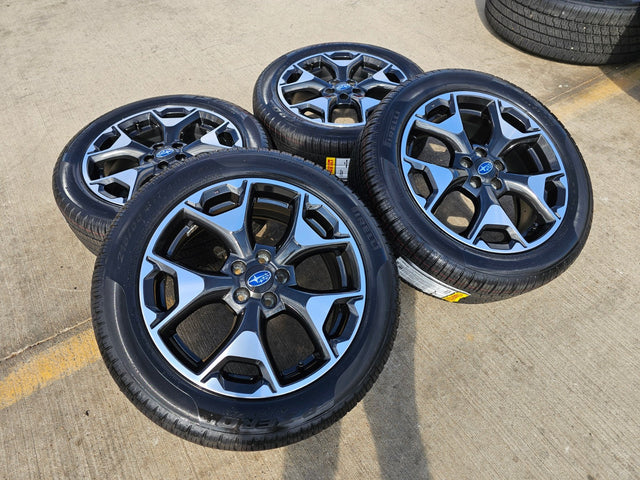 17" Subaru XV Crosstrek OEM 68855 wheels rims tires 2022 2023 2024 2025 2026 NEW Texas Truck Tire
