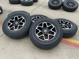 18" Ford Bronco wheels rims black 95213 Ranger tires 2023 2024 2025 2026 NEW Texas Truck Tire