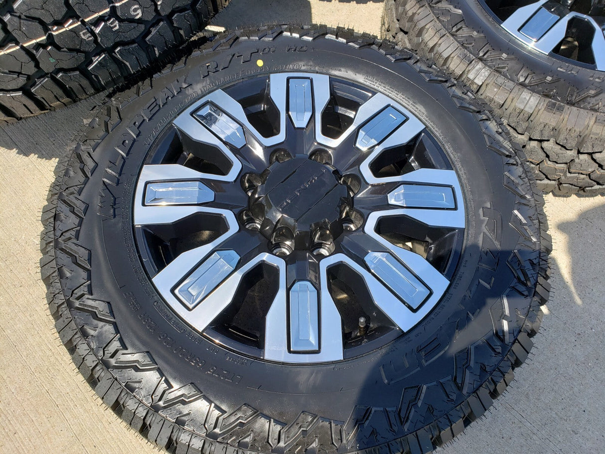 20" GMC Sierra DENALI ULTIMATE 2500 3500 OEM 5958 14138 wheels rims R/T NEW Texas Truck Tire