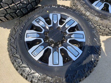 20" GMC Sierra DENALI ULTIMATE 2500 3500 OEM 5958 14138 wheels rims R/T NEW Texas Truck Tire