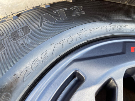17" Nissan Frontier X-PRO OEM Desert Runner wheel rim tire 2024 2025 2026 NEW Texas Truck Tire