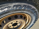 17" INEOS Grenadier OEM steel wheels rims BRONZE tires 2024 2025 2026 NEW Texas Truck Tire