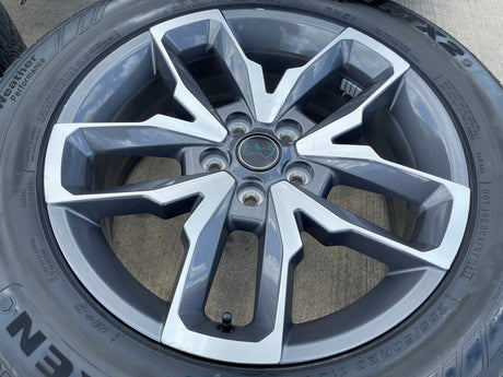20" Jeep Wrangler Rubicon 4XE OEM 9333 wheels rims Gladiator 2024 2025 Texas Truck Tire