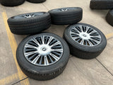 22" Cadillac Escalade Platinum OEM 4876 95167 wheels rims 2023 2024 2025 NEW Texas Truck Tire