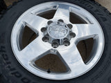 20" Chevy Silverado GMC Sierra 2500 3500 OEM 5503 rims wheels BFG KO3 A/T NEW Texas Truck Tire