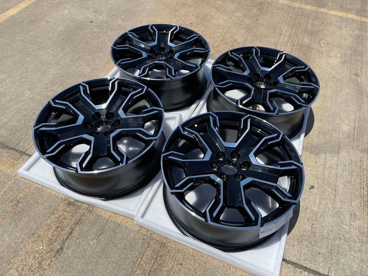 24" GMC Yukon Sierra Chevy Tahoe Escalade V OEM wheels rims 2025 2026 NEW Texas Truck Tire