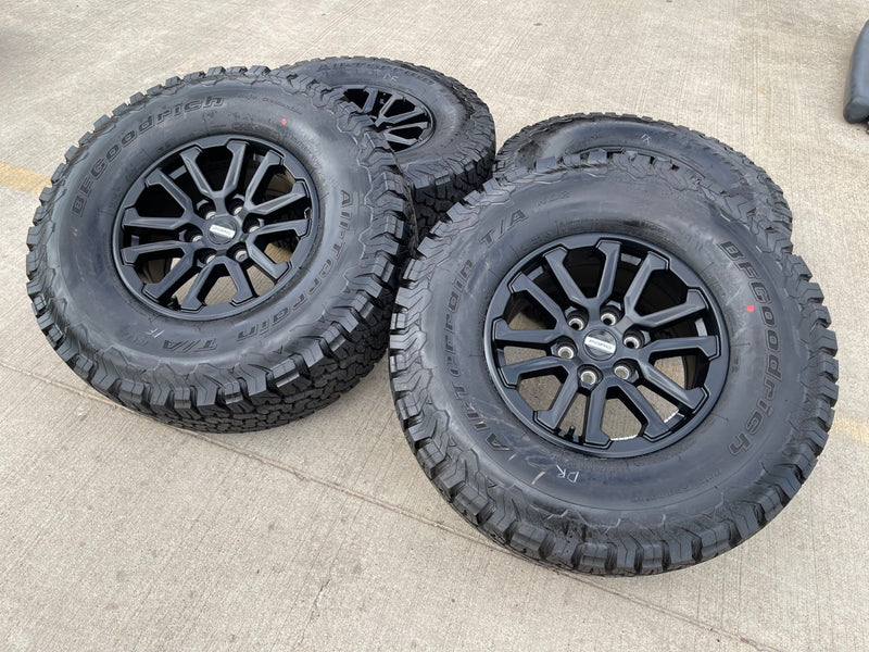 17" Ford F-150 Raptor OEM 10611 rims wheels Bronco 2024 2025 2026 BFG 35" NEW Texas Truck Tire