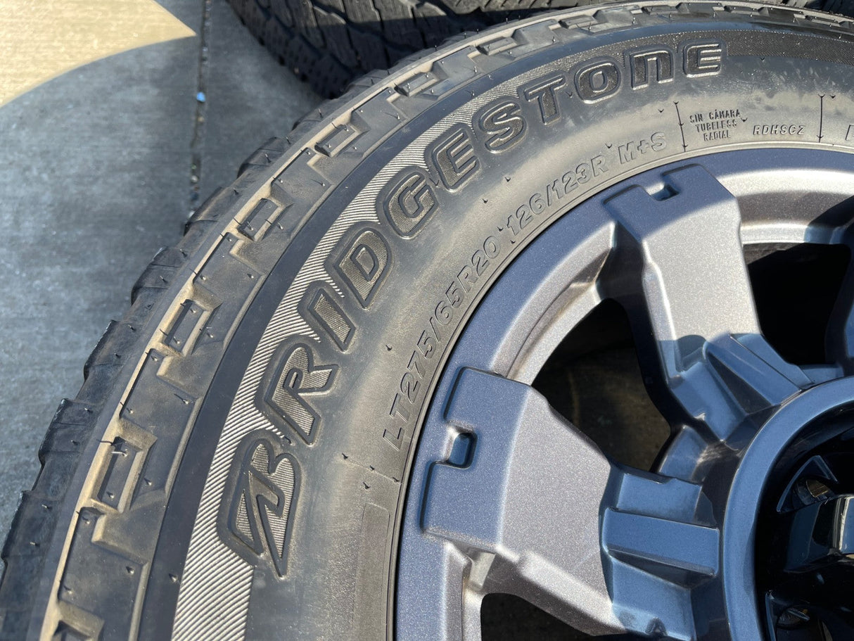 20" Ford F-250 F-350 OEM gray Lariat 10485 10296 wheels rims tires DISCOUNTED Texas Truck Tire