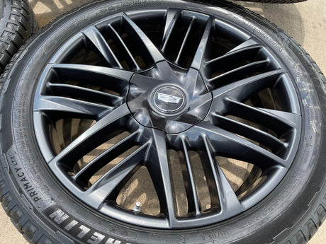 24" Cadillac Escalade IQ DEEP SPACE EV OEM wheels rims Hummer 2500 2025 2026 NEW Texas Truck Tire