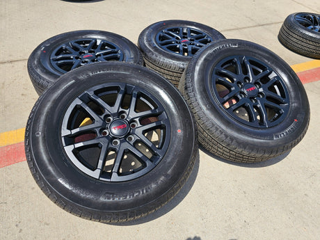 18" Toyota Tacoma 4Runner TRD OEM black 10641 wheels rims 2024 2025 2026 NEW Texas Truck Tire