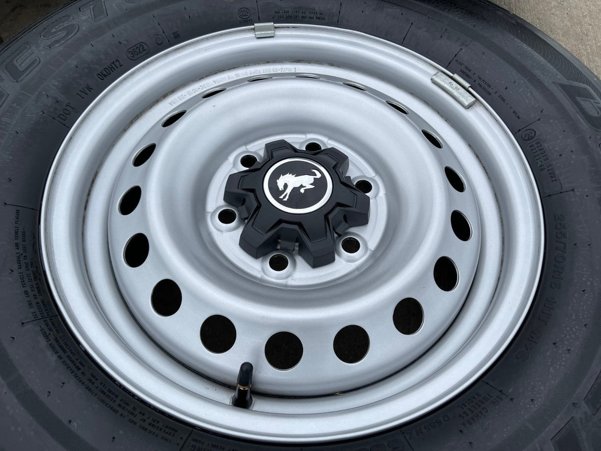 16" Ford Bronco steel wheels rims tires 10226 Ranger 2021 2022 2023 2024 2025 Texas Truck Tire