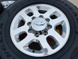 18" Chevy Silverado GMC Sierra 2500 3500 OEM 5502 wheels rims tires GOODYEAR Texas Truck Tire