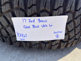 17" Ford Bronco HERITAGE Edition wheels rims white 2025 2026 GOODYEAR 35" Texas Truck Tire