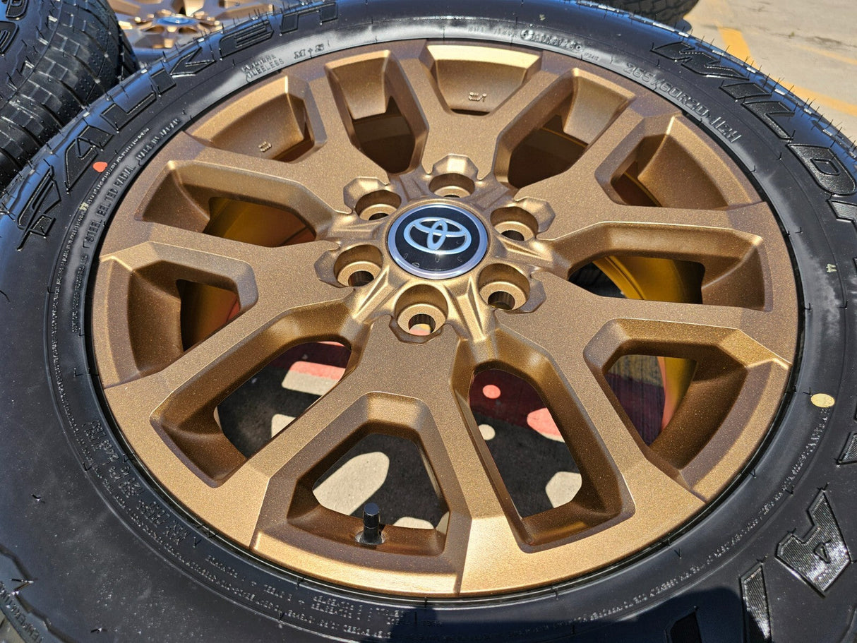 20" Toyota Tundra TSS TRD OEM wheels rims 95359 Sequoia bronze 2025 2026 NEW Texas Truck Tire