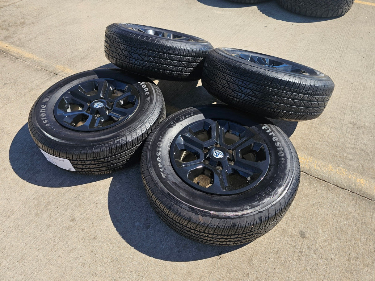 17" 4Runner Toyota Tacoma OEM wheels rims 75153 FJ FIRESTONE HLT Texas Truck Tire