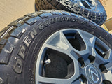 18" Lexus GX550 OEM wheels rims Toyota Land Cruiser Tundra Sequoia TOYO A/T3 Texas Truck Tire