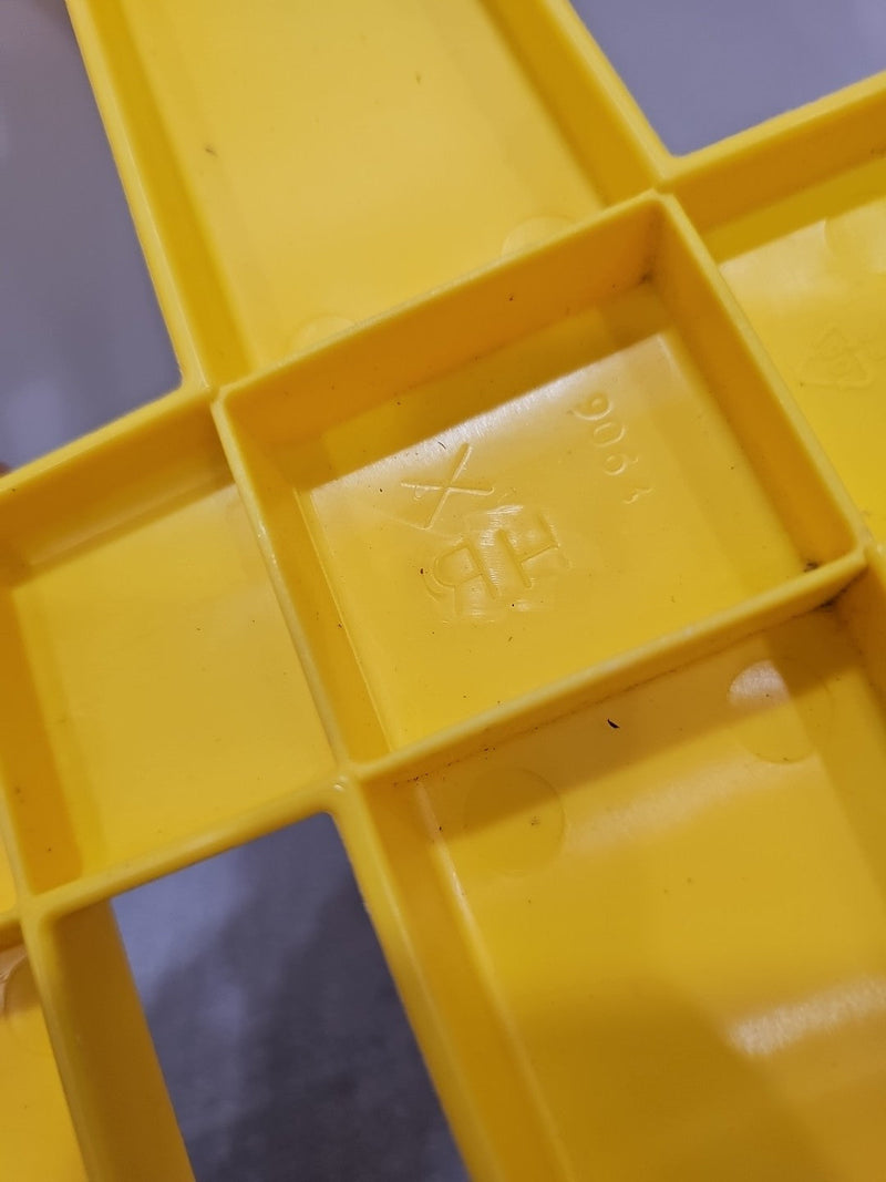 Kids' Yellow Ride-On Tractor Wagon Trailer with Side Gate Section