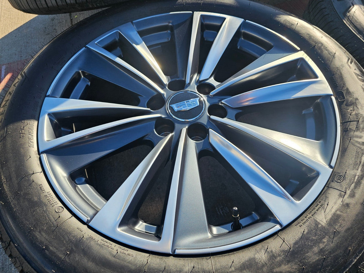 22" Cadillac Escalade Platinum OEM wheels rims NO tires 2024 2025 2026 NEW Texas Truck Tire