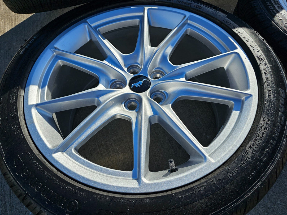 19" Ford Mustang Stealth GT OEM wheels rims 95759 tires 2021 2022 2023 2024 2025 Texas Truck Tire