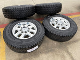 18" Chevy Silverado GMC Sierra 2500 3500 OEM 5502 wheels rims tires GOODYEAR Texas Truck Tire