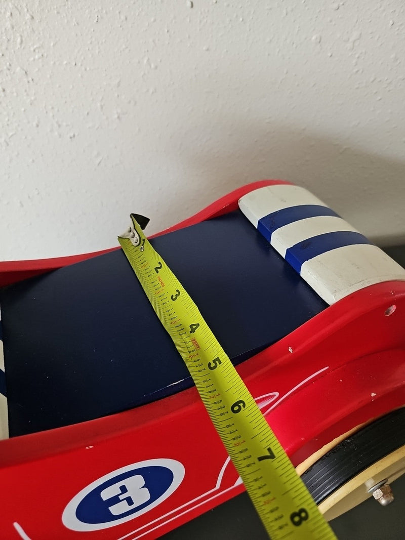 Wooden Ride-On Classic Sport Push Car for Kids