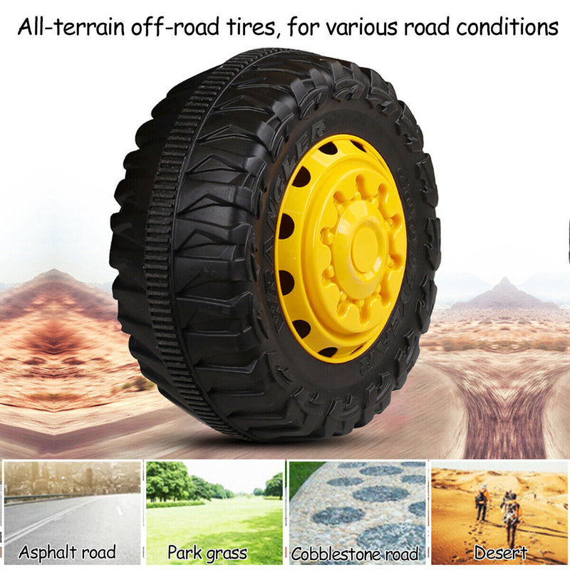 12V 2-Passenger Ride On Dump Truck with Remote Controlled Electric Construction Vehicle