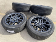 21" Jeep Grand Cherokee L OEM wheels rims 9291 Durango tires CONTINENTAL Texas Truck Tire