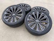 24" Cadillac Escalade V OEM wheels rims tires 2022 2023 2024 2025 2026 NEW Texas Truck Tire