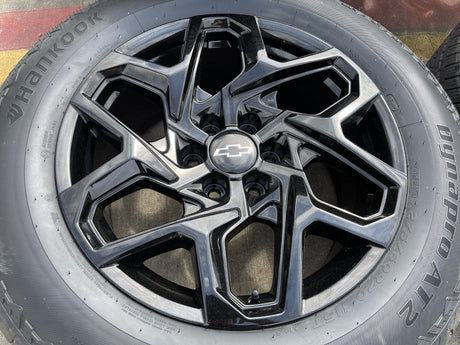 20" GMC Sierra Yukon AT4 Tahoe Silverado 95369 OEM wheels rims HANKOOK NEW 2026 Texas Truck Tire