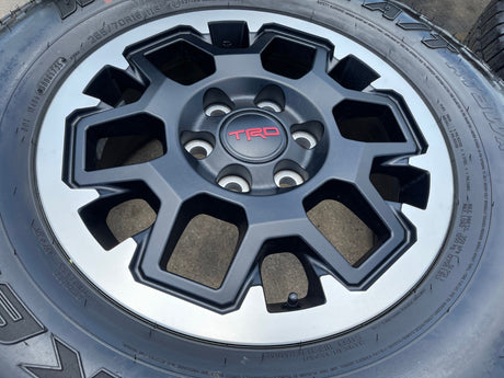 18" Toyota Tacoma 4Runner TRD OEM 94199 wheels rims tires 2024 2025 2026 NEW Texas Truck Tire