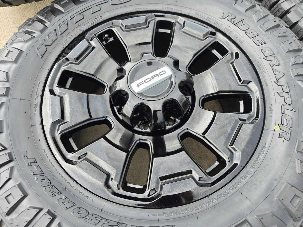 20" Ford F-250 F-350 OEM Limited Tremor 10487 wheels rims 2024 2025 2026 NEW Texas Truck Tire