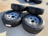 17" Ford F-250 F-350 OEM 3828 wheels rims tires HANKOOK DYNAPRO A/T2 35" Texas Truck Tire