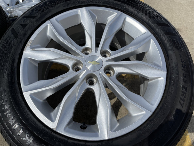 17" Chevy Malibu OEM wheels rims 5894 tires Impala GMC Terrain Equinox 5x120 Texas Truck Tire